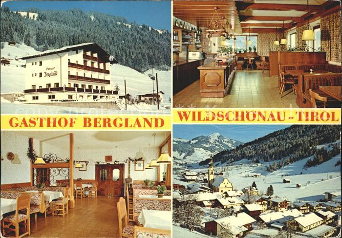 Wildschoenau Tirol Gasthof Bergland Oberau