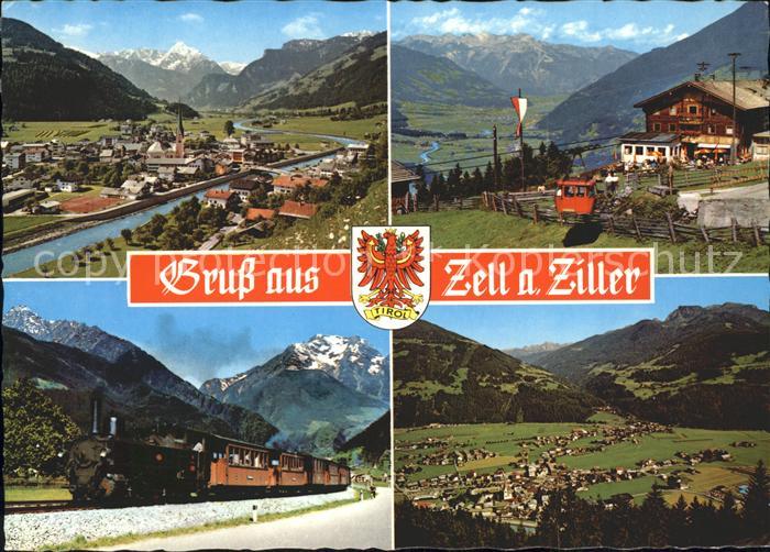 Zell Ziller Tirol Eisenbahn Luftseilbahn Ortsansichten