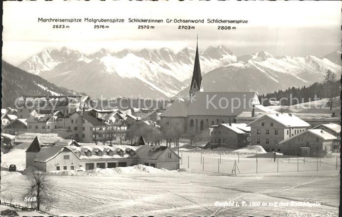 Seefeld Tirol Marchreisenspitze Malgrubenspitze Schlickeerzinnen Gross Ochsenwan