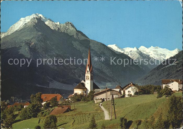 Telfes Stubai Kirche Alpen