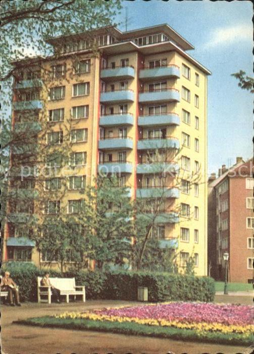 Karl-Marx-Stadt CHEMNITZ Hochhaus am Schlossteich