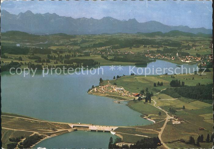 Lechbruck See Lechstausee Campingplatz Tiroler Allgaeuer Hochgebirge