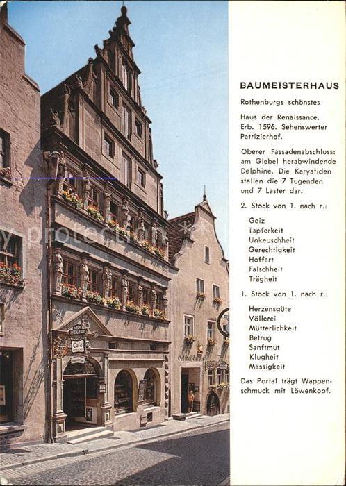 Rothenburg Tauber Baumeisterhaus Cafe Restaurant Konditorei