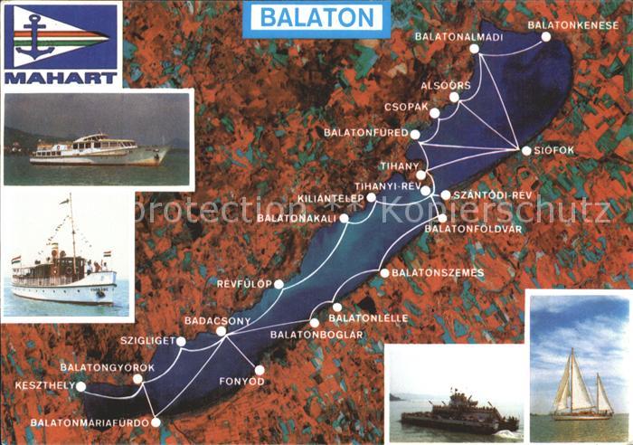 Balaton Plattensee Fonyod Szantodi Rev Schiffe