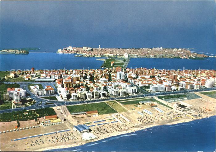 Sottomarina Chioggia Fliegeraufnahme