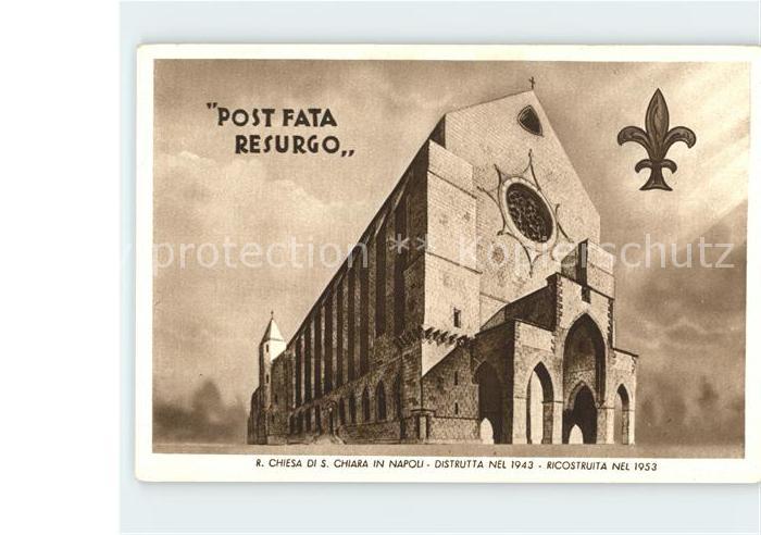 Napoli Neapel R Chiesa di S Chiara
