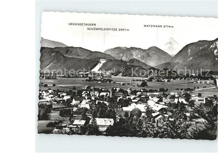 Anif Watzmann Schoenfeldspitze Gruenseetauern