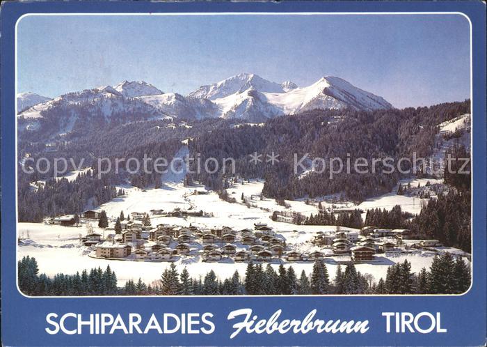 Fieberbrunn Tirol Skigebiet Streuboeden Wildseeloder