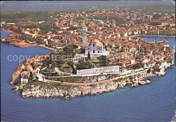 Rovinj Istrien Fliegeraufnahme