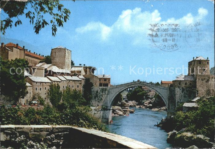 Mostar Moctap alte Bruecke
