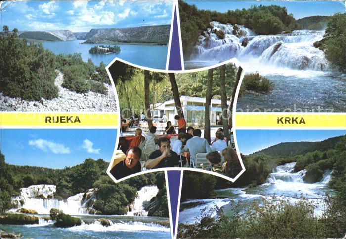 Rijeka Fiume Krka Wasserfaelle