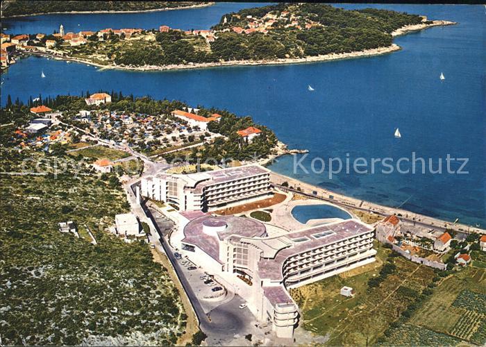 Cavtat Dalmatien Fliegeraufnahme Hotel Albatros