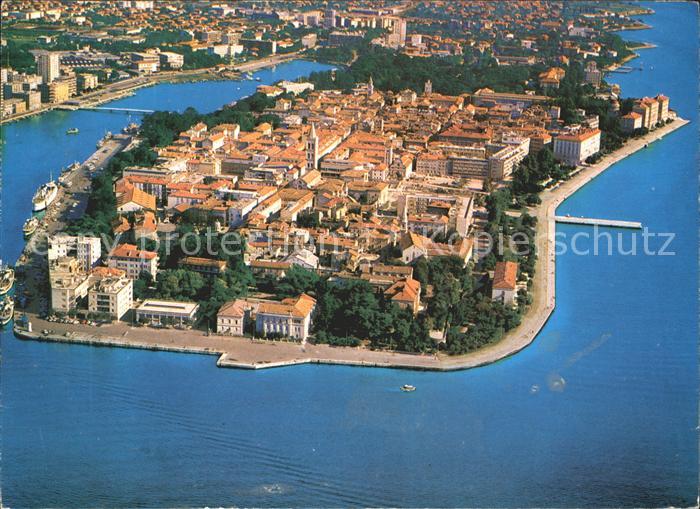Zadar Zadra Zara Fliegeraufnahme