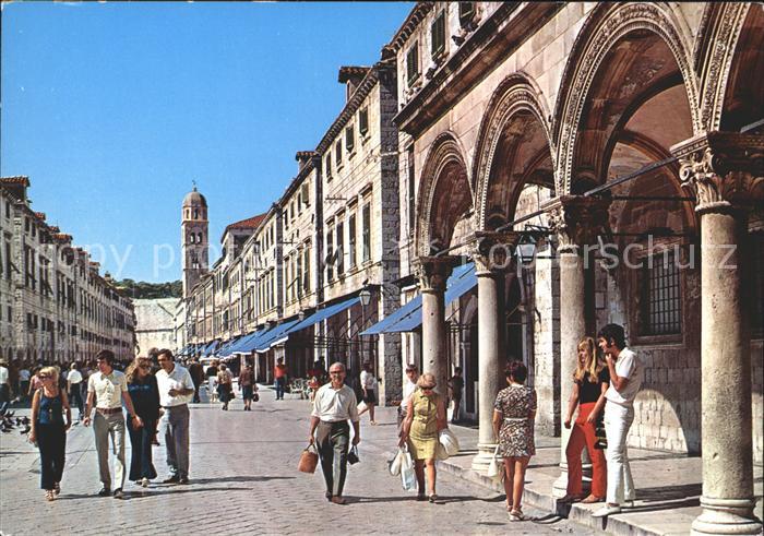 Dubrovnik Ragusa Strassenpartie