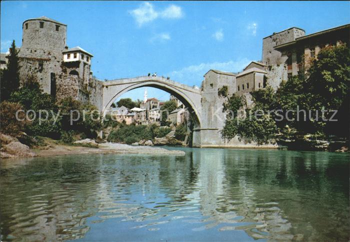 Mostar Moctap alte Steinbruecke