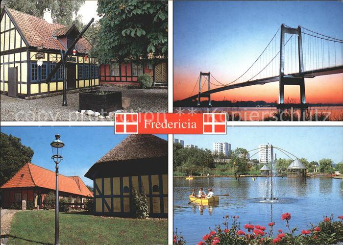 Fredericia Bruecke Fachwerkhaeuser