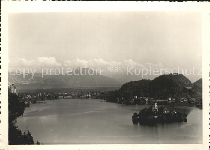 Bled Fliegeraufnahme Insel