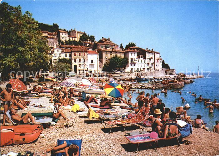 Moscenicka Draga Kroatien Strandleben