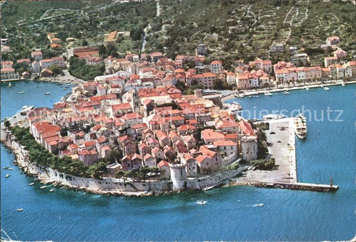 Korcula Fliegeraufnahme