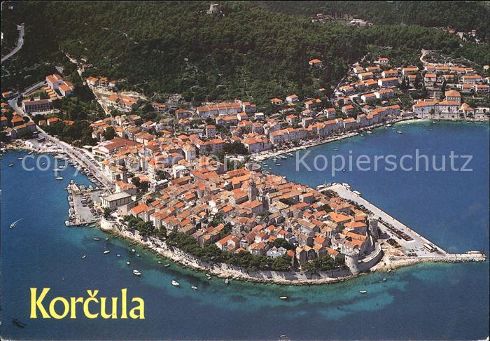 Korcula Fliegeraufnahme