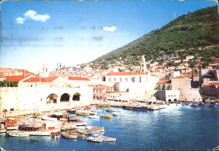 Dubrovnik Ragusa Hafen