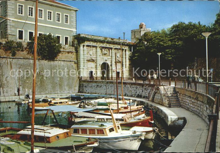 Zadar Zadra Zara Hafen Boote