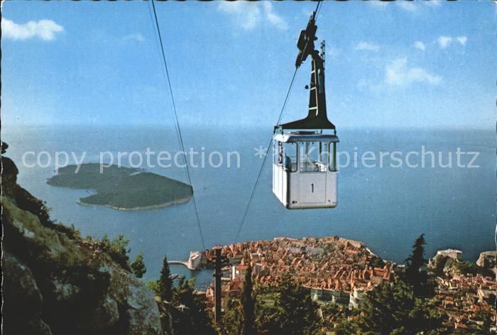 Dubrovnik Ragusa Seilbahn Altstadt Insel