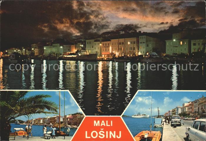 Mali Losinj Promenade bei Nacht