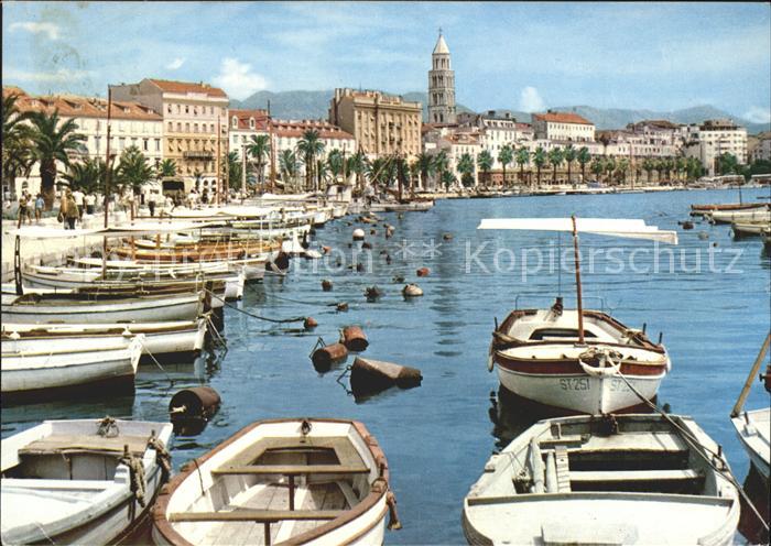Split Spalato Hafen Boote