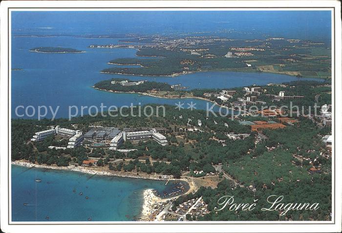 Porec Laguna Fliegeraufnahme