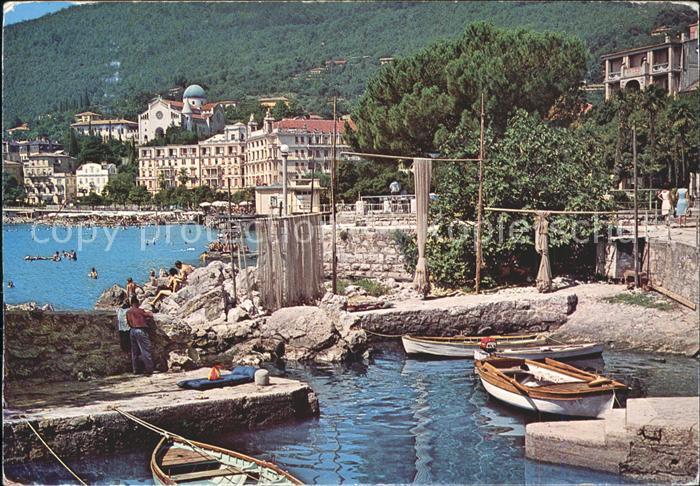Opatija Abbazia Boote Strand