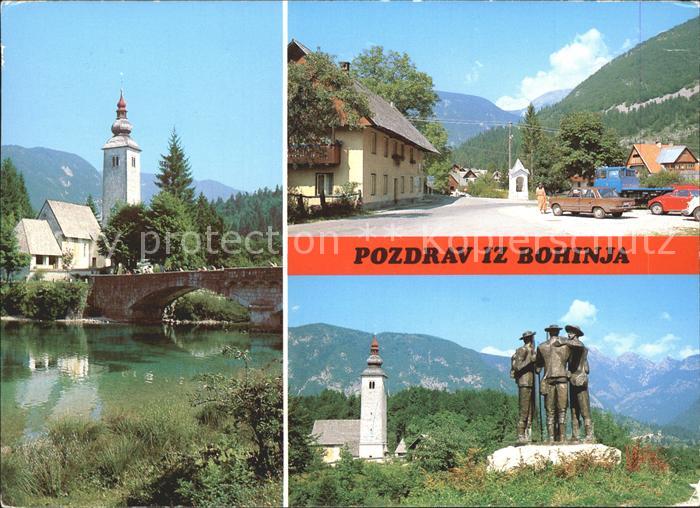 Bohinj Steinbruecke Denkmal