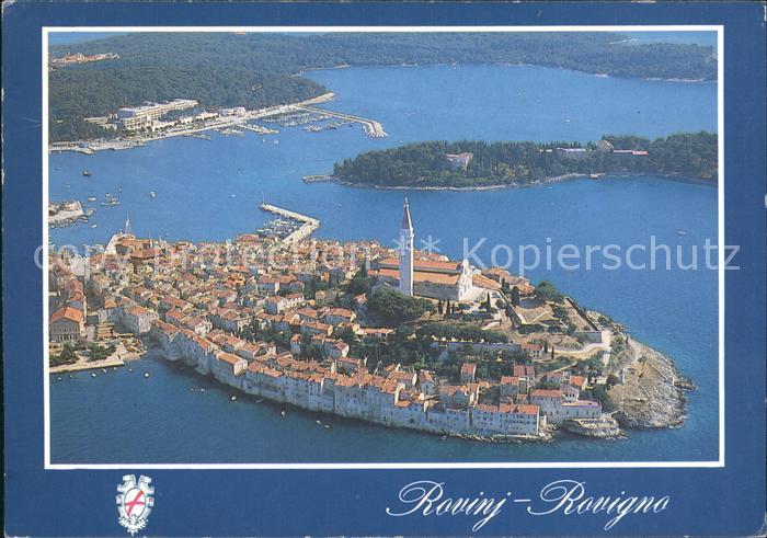 Rovinj Istrien Fliegeraufnahme