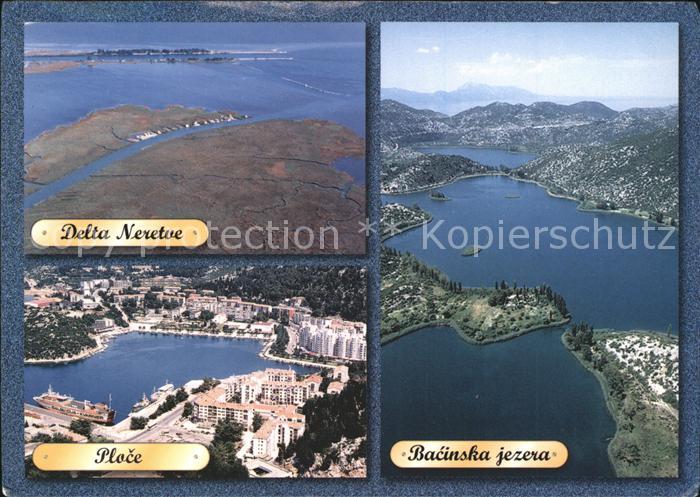 Ploce Croatia Fliegeraufnahme Dalmatien