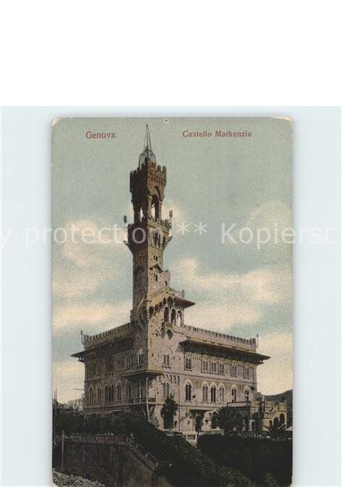 Genova Genua Liguria Castello Mackenzie