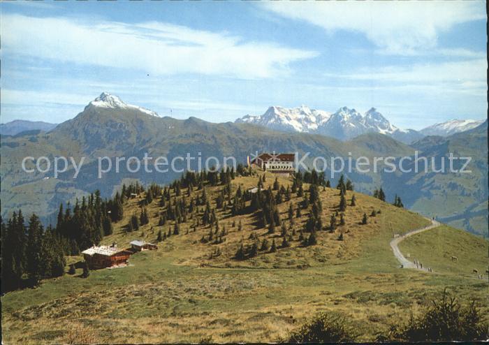 Kitzbuehel Tirol Bergrestaurant Hahnenkamm Horn Loferer Steinberge