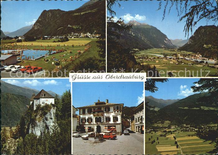 Oberdrauburg Kaernten Tor Hochstadel Schwimmbad Simmerlach Hauptplatz Schloss St