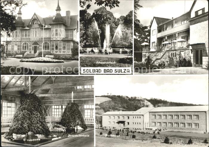 Bad Sulza Inhalatorium Kurhaus Badehaus Zerstaeuberhalle