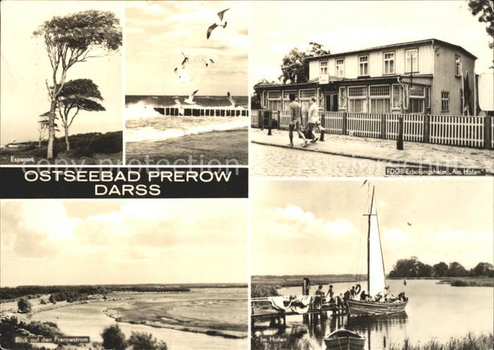 Prerow Ostseebad FDGB Erholungsheim Am Hafen Esperort