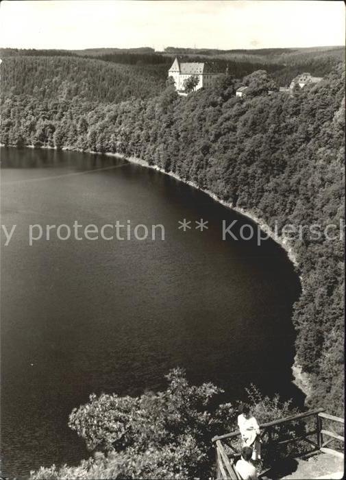 Burgk Saale-Orla-Kreis Schloss Burgk See