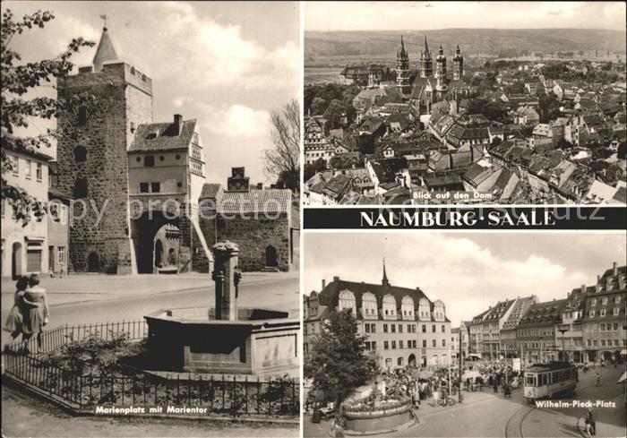Naumburg Saale Marienplatz Dom Marientor Wilhelm Pieck Platz