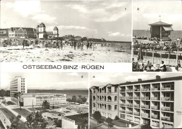 Binz Ruegen Kulturhaus Konzertplatz Erholungsheime Arkona und Ruegen