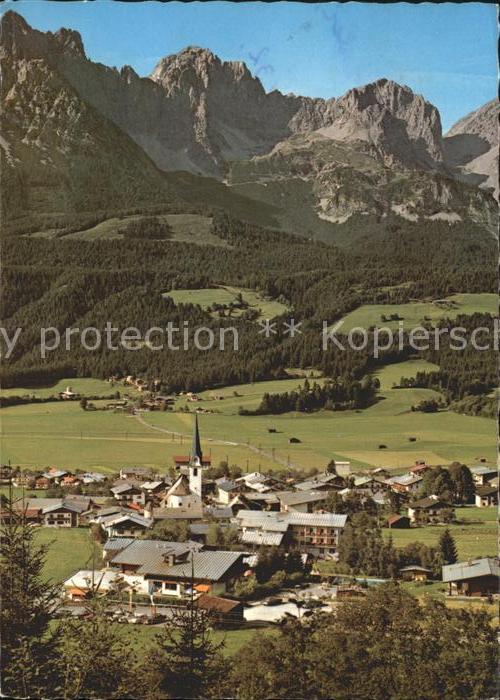 Ellmau Tirol Fliegeraufnahme