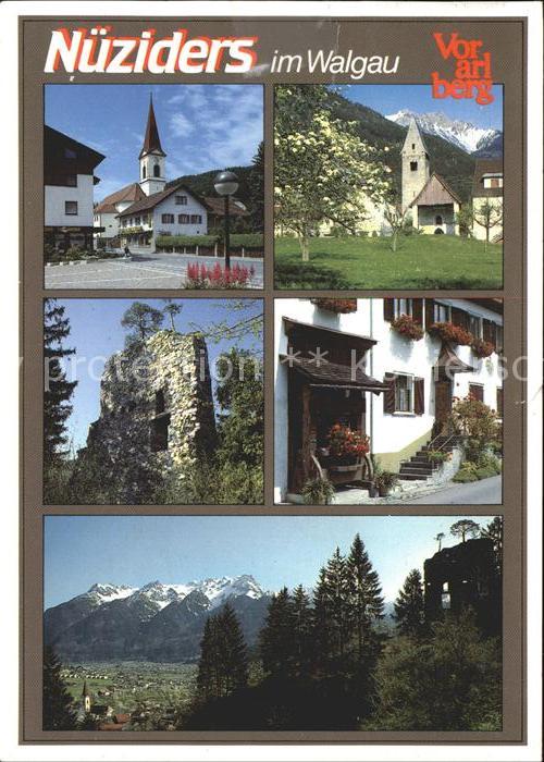 Nueziders Vorarlberg Ruine Sonnenberg Sankt Vineriuskirche