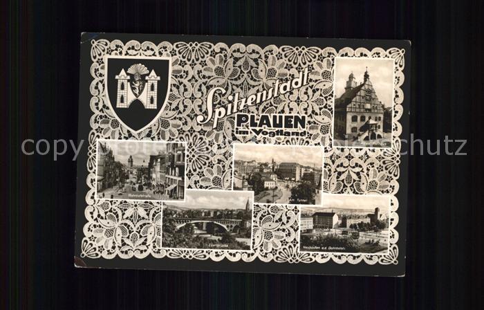 Plauen Vogtland Ebert Bruecke Bahnhofstrasse Altes Rathaus Am Tunnel