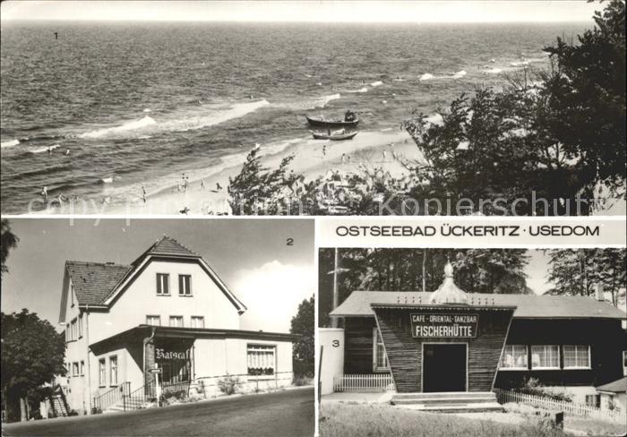 ueckeritz Usedom Strand RatsCafe Fischerhuette