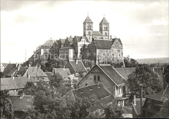 Quedlinburg Harz Schloss und Stiftskirche