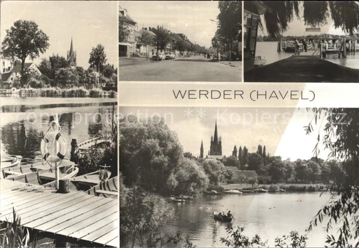 Werder Havel Anlegestelle Kirche