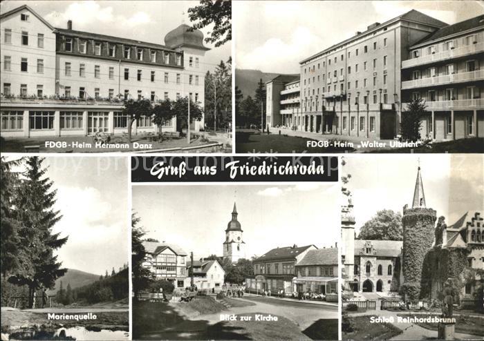 Friedrichroda Heim Hermann Danz Marienquelle Schloss Reinhardsbrunn