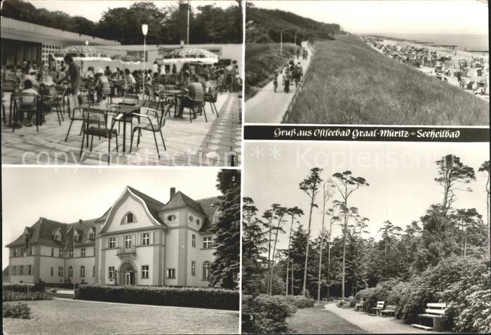 Graal-Mueritz Ostseebad Cafe-Eis-Terrasse an der Broiler Gaststaette